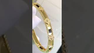 Custom Made Van Cleef Arpels Small Frivole Bracelet 18K Yellow Gold With Diamonds [upl. by Lynna626]