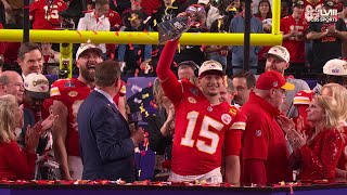 Chiefs Super Bowl LVIII Trophy Ceremony [upl. by Leaw]