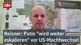 Reisner zu Trumps UkrainePlänen Putin quotwird weiter eskalierenquot vor USMachtwechsel  ntv [upl. by Airdnekal372]