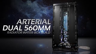 Waterbox Dual Push Pull Alphacool Monsta 560mm [upl. by Norrie]