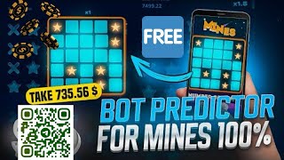 BEST MINES HACK BOT FOR 1WIN PREDICT amp WIN BIG [upl. by Sitnerp]