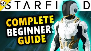 Starfield  Beginner Guide  Secrets Contraband Ship Building and more [upl. by Esoj]