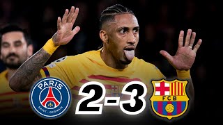 💥 A MASSIVE BARÇA CONQUERS PARIS  PSG 2️⃣ FC BARCELONA 3️⃣ [upl. by Russon781]