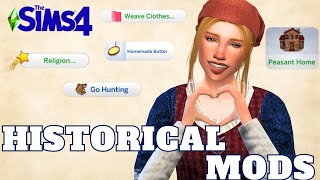 Top 12 Mods for REALISTIC Historical Gameplay in The Sims 4 [upl. by Zurek789]