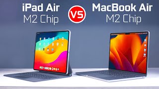 iPad Air M2 vs Macbook Air M2 Full Hands On Comparison [upl. by Ahset]