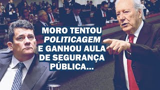 REPARE NA CARA DE POUCOS AMIGOS DE MORO AO OUVIR A RESPOSTA DO MINISTRO LEWANDOWSKI  Cortes 247 [upl. by Joly]