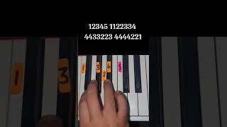 Time back  piano pianotutorial piano Easy Learn Lesson [upl. by Delainey]