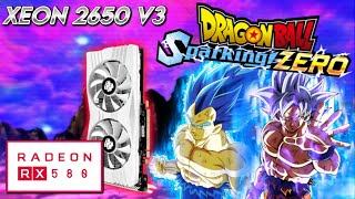 Testanto Dragon Ball Sparking Zero no meu PC  Xeon E5 2650 V3  RX580 testgaming msiafterburner [upl. by Levana]