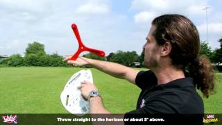 Wicked Outdoor Booma  How to throw a boomerang [upl. by Keon]