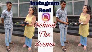 INSTAGRAM REEL BEHIND THE SCENES FUL FUNNY🤣 😂SanskarKadamvideo behindthescene comedy viralvideo [upl. by Gerdi260]