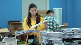 Preparations for theoretical round of the Olympiad at Nazarbayev University [upl. by Harak]