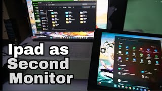 iPad as Second Monitor for Windows  How to use ipad as second screen Windows [upl. by Gnilrits]