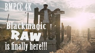 Blackmagic Pocket Cinema Camera 4k RAW Footage  BRAW in 62 Update [upl. by Eslek]