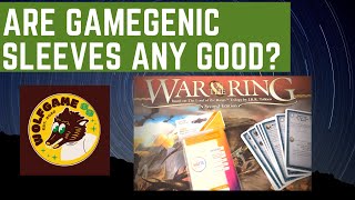 Should you buy GameGenics Sleeves for War of the Ring  tarot sized cards [upl. by Engel]