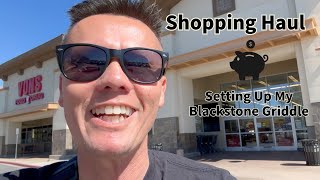 Busted out my new Blackstone Griddle amp Grocery Shopping at Vons  March 1 2024 [upl. by Ahsirtak]