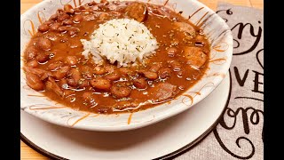 How to make New Orleans Red Beans and rice [upl. by Ladd]