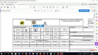 Como Rellenar el Formulario de Solicitud de Tramites del Registro Automotor o Traspaso [upl. by Thgiwd951]