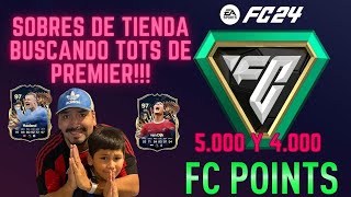 ABRIMOS LOS 3 SOBRES MAS CAROS DE LA HISTORIA EA FC24🤑 SALE TOTS DE PREMIER DE 13 MILLONES [upl. by Lemak328]