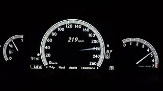 2010 MercedesBenz CL500 Acceleration 0250 kmh [upl. by Lesya]