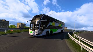 Marcopolo paradiso 1800 g8 DD ETS2 V1 49 promods [upl. by Eboj148]