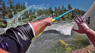 ALMOST DROWNING WHILE WHITE WATER RAFTING POV [upl. by Oicnaneb911]