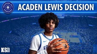 Acaden Lewis is a KENTUCKY WILDCAT  Sources Say [upl. by Anilra28]