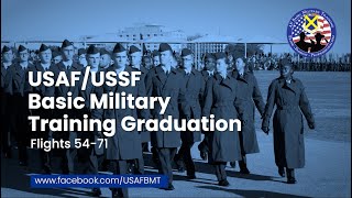 USAFUSSF Basic Military Training Graduation Ceremony Flights 5471 December 28 2023 [upl. by Danell]