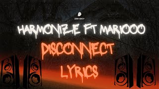 Harmonize ft Marioo  Disconnect  Official Lyrics [upl. by Ennayrb47]