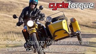 Sidecar Training  How to ride a sidecar motorcycle Ural Sidecars [upl. by Lecroy]