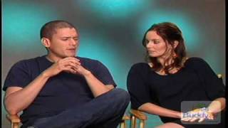 Wentworth Miller and Sarah Wayne Callies Interview Part 1 [upl. by Mosby]