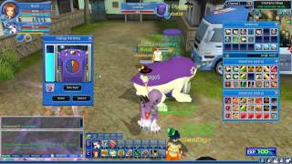 Digimon Masters Online  Sacando Monodramon 45 Evento quot1st Anniversary Gift Boxesquot [upl. by Vanhook]