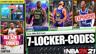 HURRY AND USE THESE NEW LIMITED LOCKER CODES FOR FREE PLAYERS EASY MT AND PACKS IN NBA 2K21 MYTEAM [upl. by Nosneh]