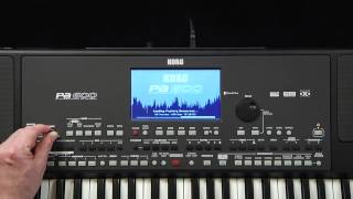 Korg Pa600 Video Manual  Part 1 Introduction and Navigation [upl. by Grishilde411]