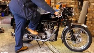 Starting Velocette Venom Clubman [upl. by Kotick445]