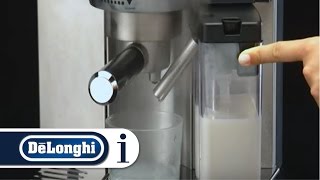 How to clean the milk frother device of EC 860 Coffee Machine frother device [upl. by Bram]