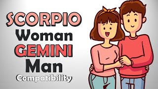 Scorpio Woman and Gemini Man Compatibility [upl. by Efinnej]