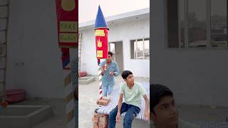 bhaiya Ke Piche rocket Pad Gaya 🚀😟 wait for twist shortvideo shortfeed comedy ￼ [upl. by Omle175]