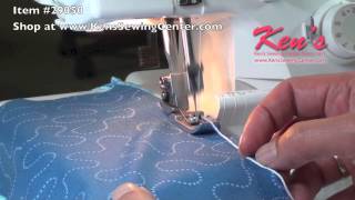 How to Use the Janome Serger Cording Foot [upl. by Bettencourt891]