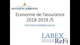 Economie de lassurance 2019  5 [upl. by Hedgcock829]