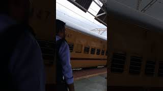 Luggage and brake van in Ltt Sawantwadi spl indiantraintravel traintravelindia indiantrains [upl. by Earased]