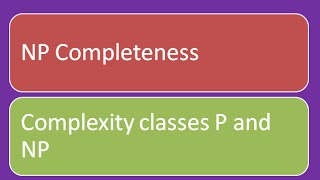 NP Completeness for dummies Complexity Classes P and NP lec 1 [upl. by Nahtan442]