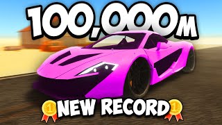 I Reached 100000 Meters Using This SECRET METHOD in A Dusty Trip Roblox [upl. by Rozele]