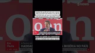 Fernando Haddad sem fome bolsonaro brasil shortvideo lula eleições2024 news stf viralvideo [upl. by Ylac]