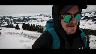 Fähnerenspitz 1506m  Splitboard Tour [upl. by Anafetse958]