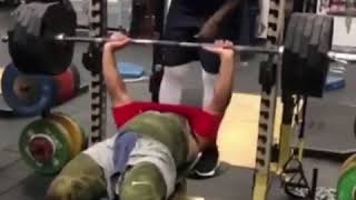 Aaron Donald EASILY BenchPressing 495 lbs 😱💪 [upl. by Nivlac506]