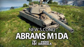 SCONQUEROR  ABRAMS M1DA 🔥  World of Tanks  Skin 3D [upl. by Ynohtnaleahcim]