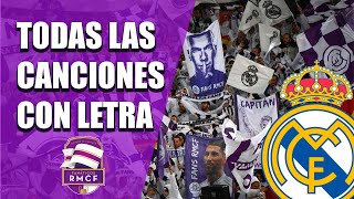 😈TODAS las CANCIONES del REAL MADRID con LETRA🔥2024 [upl. by Kilian867]