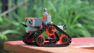 LEGO Technic Small Tank Chassis wPF [upl. by Odrahcir296]