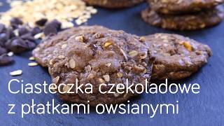 Ciasteczka czekoladowe z płatkami owsianymi  Allrecipespl [upl. by Reeher]