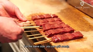 Learn from the master chef The skill KUSHIYAKI [upl. by Audres372]